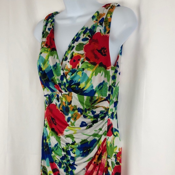Ralph Lauren faux wrap knit sleeveless dress 6 - Picture 2 of 13